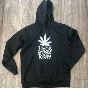 Black Graphic Hoodie